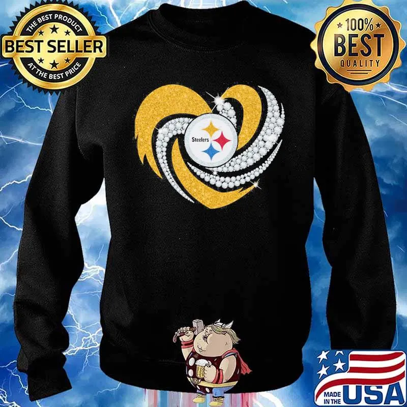 Heart Diamonds Pittsburgh Steelers Team Football Shirt Sweater