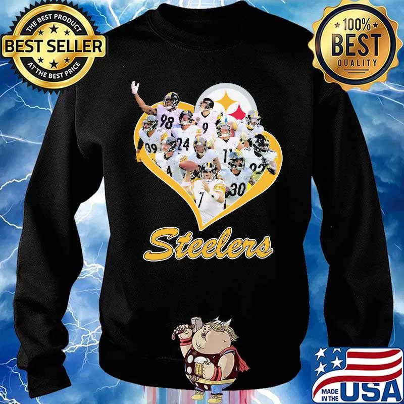 Heart Football Pittsburgh Steelers Shirt Sweater