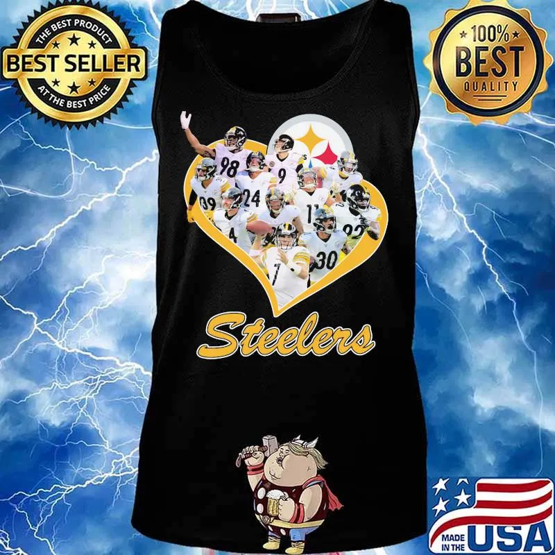 Heart Football Pittsburgh Steelers Shirt Tank top