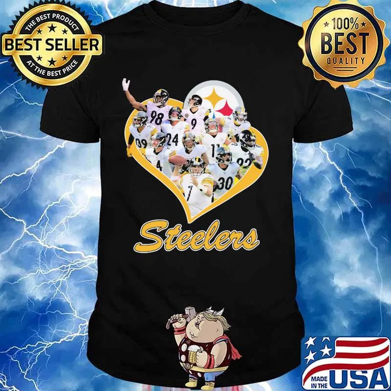 Heart Football Pittsburgh Steelers Shirt