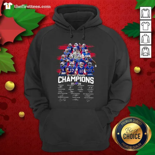 Hot Buffalo Bills AFC East Division Champions Signatures Shirt - Image 5