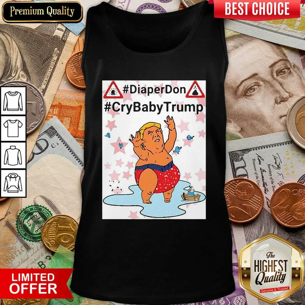 Hot Diaper Don Crybaby Trump Ugly Christmas Shirt - Image 5
