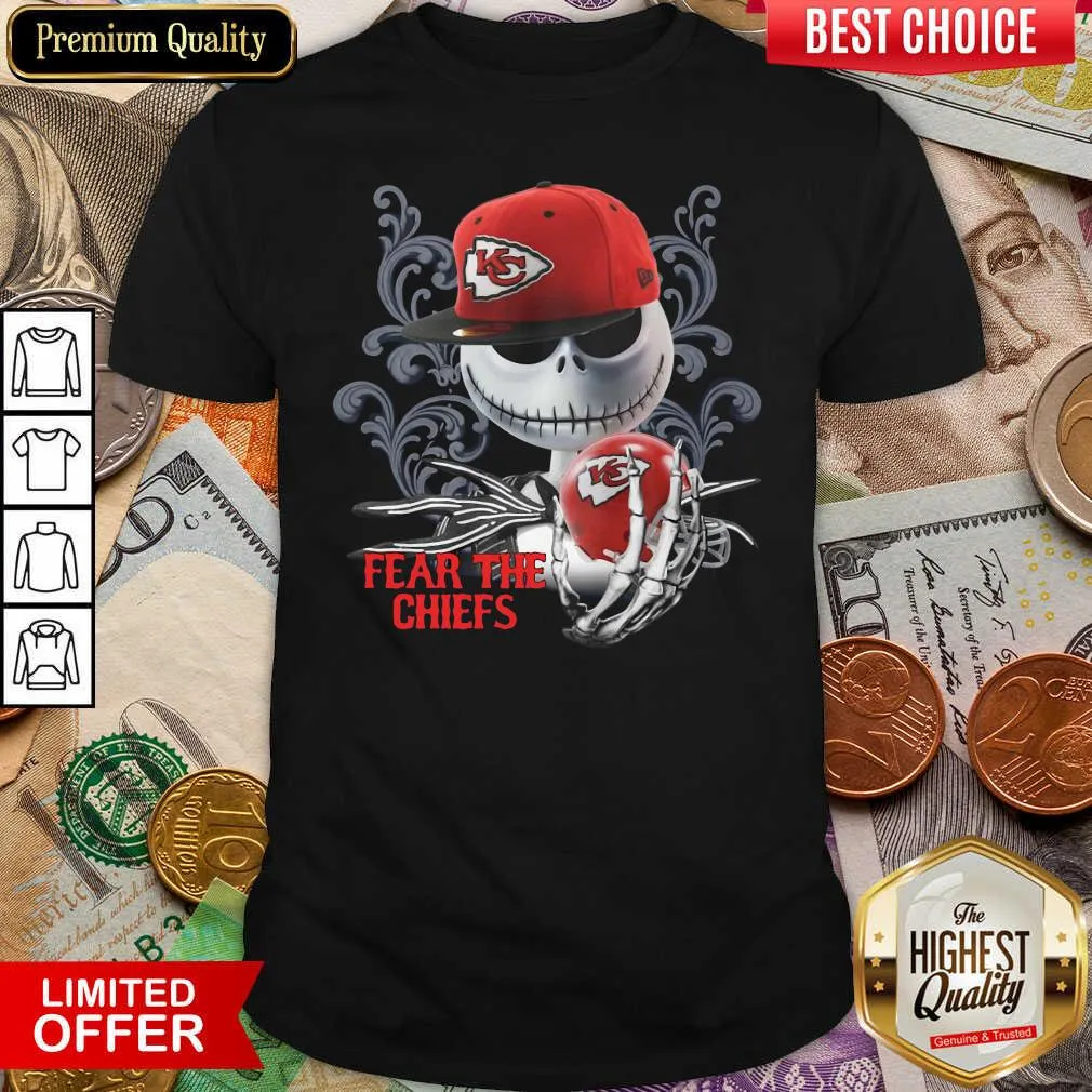 Hot Jack Skellington Fear The Kansas City Chiefs Shirt