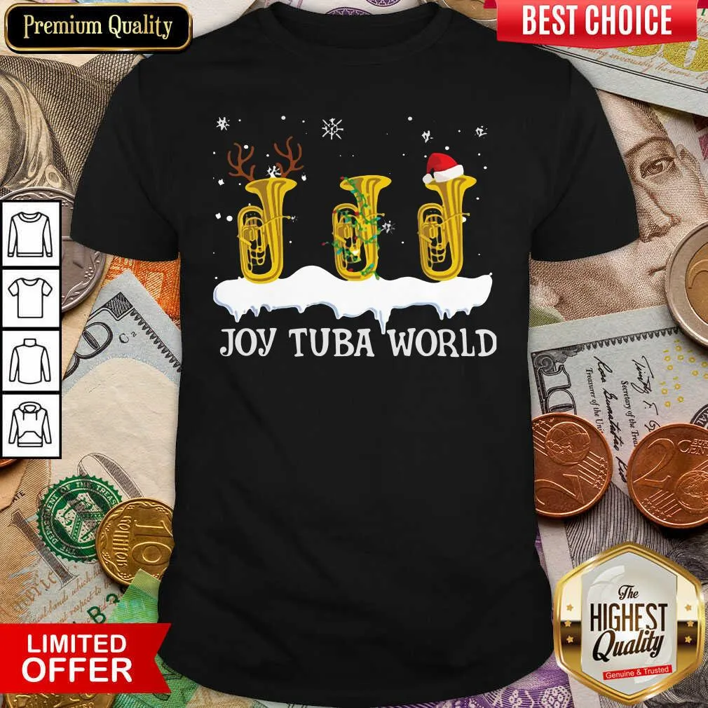 Hot Joy Tuba World Christmas Shirt