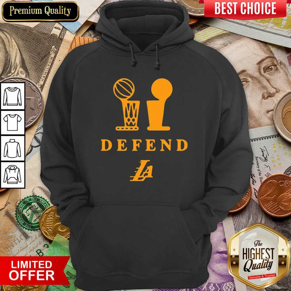 Hot Lebron Lakers Trophy Defend Shirt - Image 4