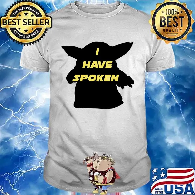 I Have Spoken Yoda Baby Star Wars Shirt