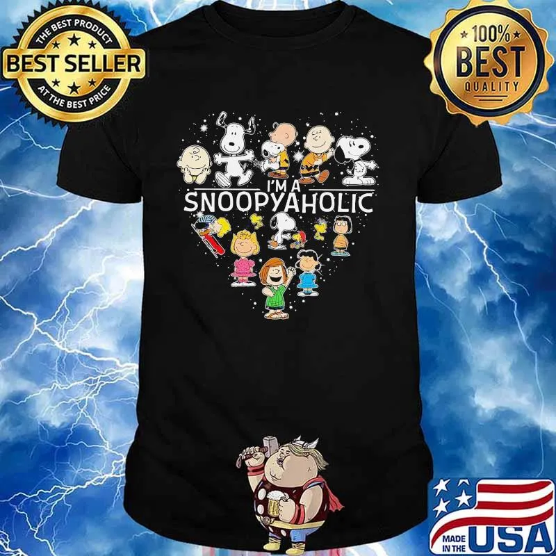 I’m A Snoopyaholic Peanuts Heart Shirt
