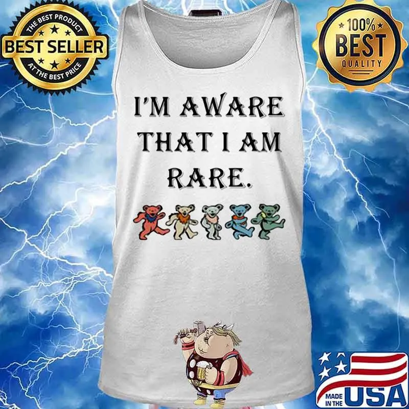 I’m Aware That A Am Rare The Beatle Dancing Bear Shirt Tank top