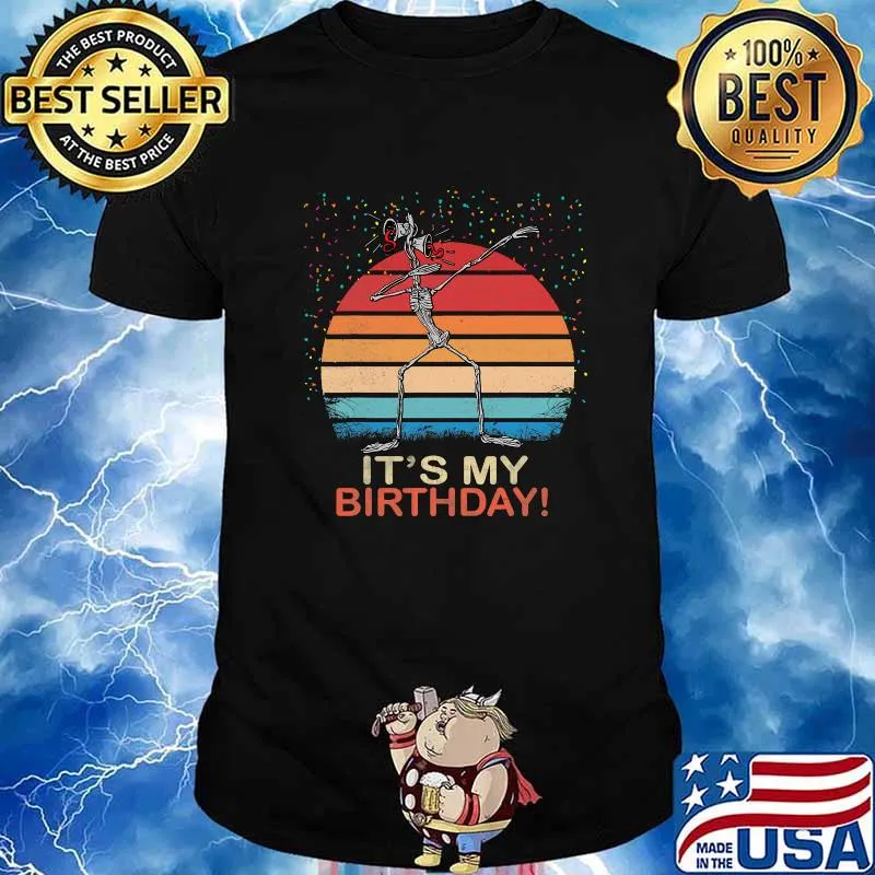 It’s My Birthday Creepy Dabbing Siren Head Vintage Shirt