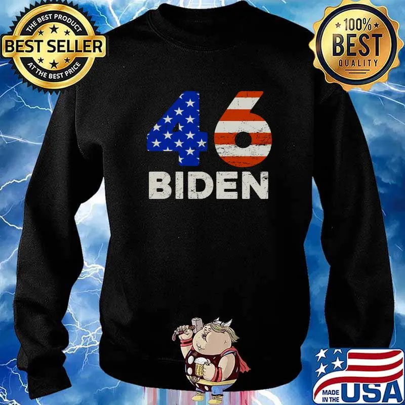 Joe Biden 2020 Vintage American President 46 Long Sleeve T-Shirt Sweater
