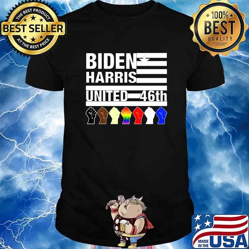 Joe Biden Kamala Harris United President Lgbt Us 46th Shirt