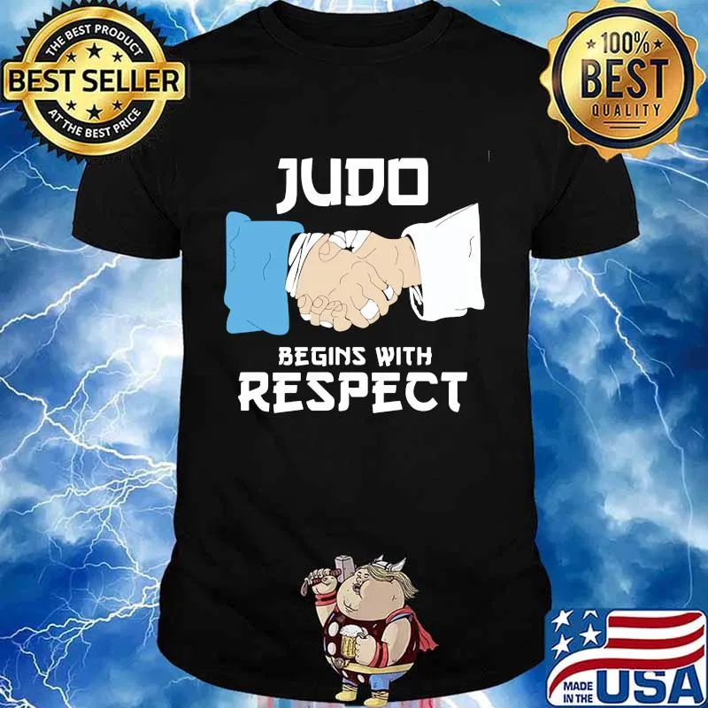Judo Begins With Respect Shake Hands Shirt
