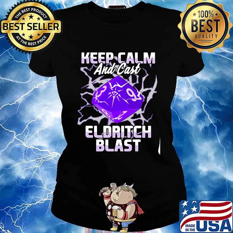 Keep Calm And Cast Eldritch Blast Shirt Ladies tee