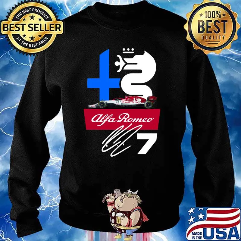 Kimi 2020 F1 Artwork Black Background Version Shirt Sweater