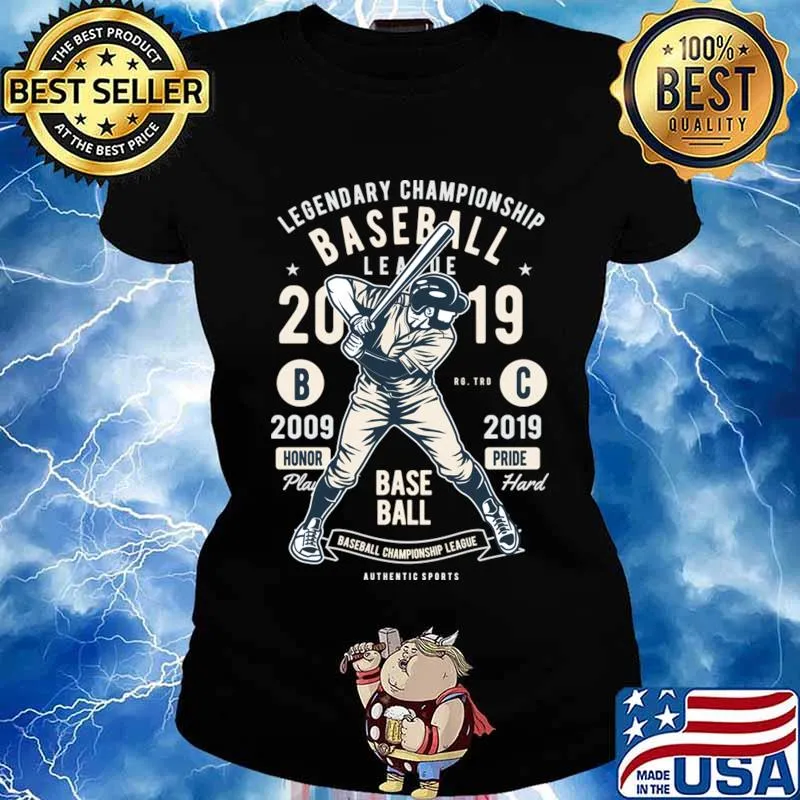 Legendary Championship Baseball Honor Pride Major League Shirt Ladies tee