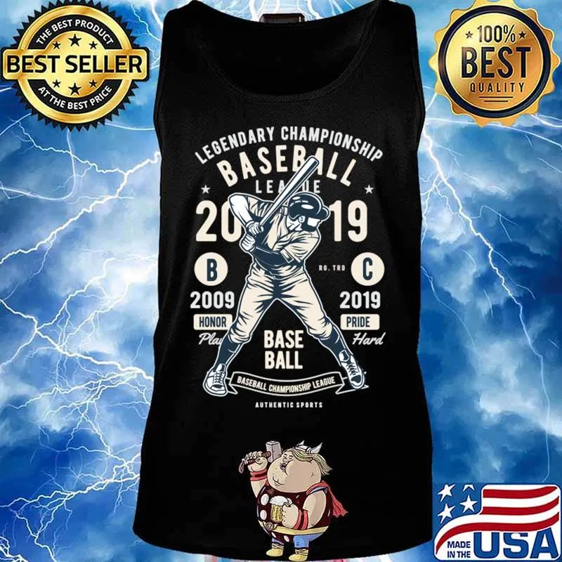 Legendary Championship Baseball Honor Pride Major League Shirt Tank top