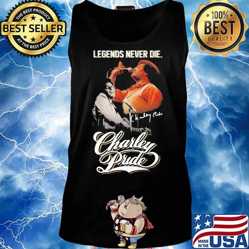 Legends Never Die Charley Pride Signature Shirt Tank top