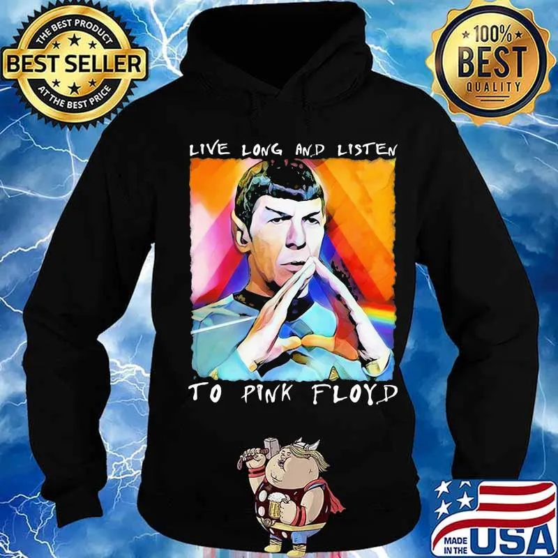 Live Long And Listen To Pink Floyd Lgbt Hand Cross Shirt Hoodie