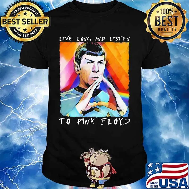 Live Long And Listen To Pink Floyd Lgbt Hand Cross Shirt