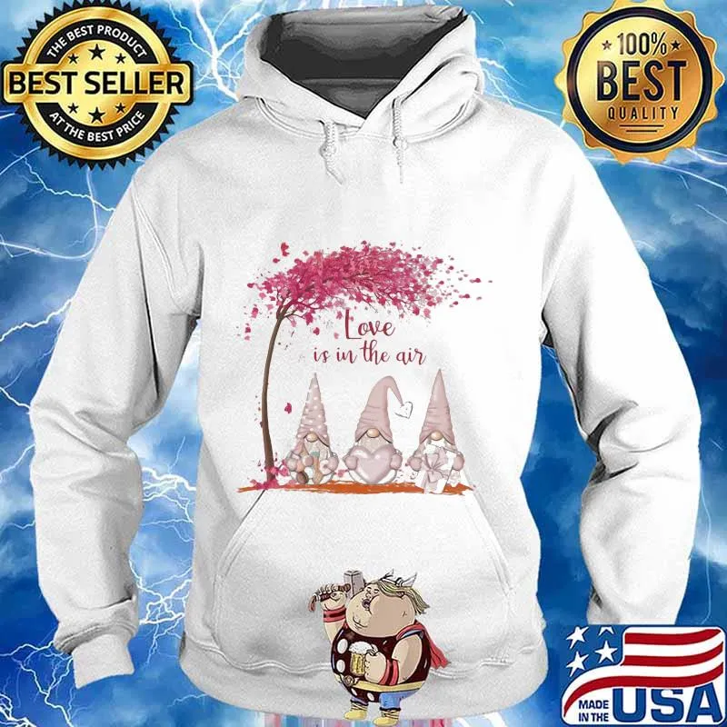 Love Is In The Air Gnome Christmas Shirt Hoodie