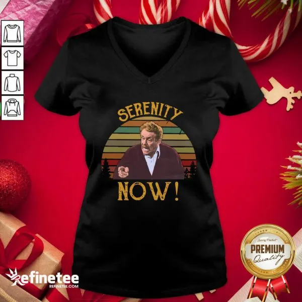 Lovely Jerry Stiller Serenity Now Vintage Sunset Shirt - Image 2