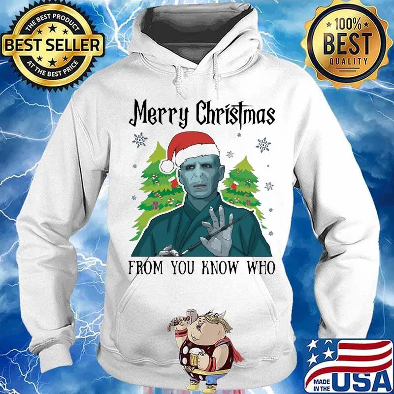 Merry Christmas From You Know Who Santa Shirt Hoodie