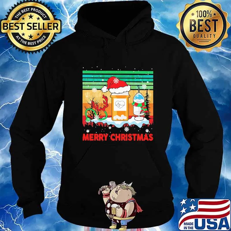 Merry christmas nurse vintage s Hoodie