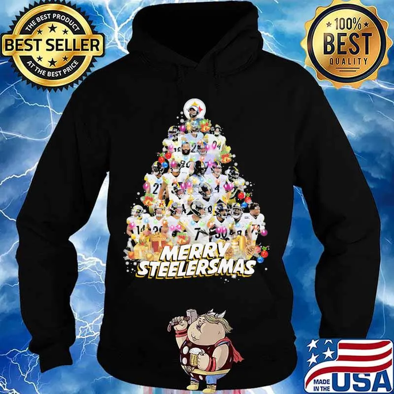Merry Steelersmas Xmastree Pittsburgh Steelers Football Shirt Hoodie
