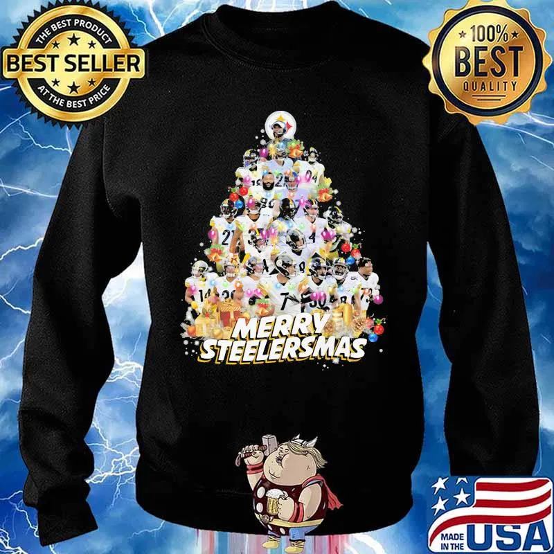 Merry Steelersmas Xmastree Pittsburgh Steelers Football Shirt Sweater