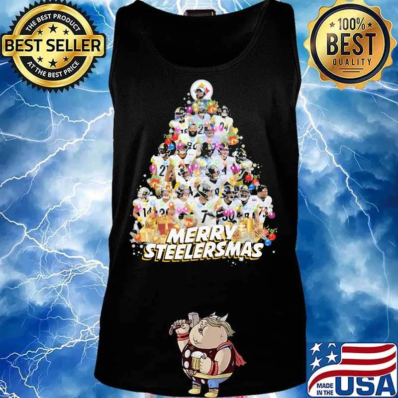 Merry Steelersmas Xmastree Pittsburgh Steelers Football Shirt Tank top
