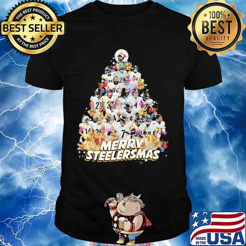 Merry Steelersmas Xmastree Pittsburgh Steelers Football Shirt
