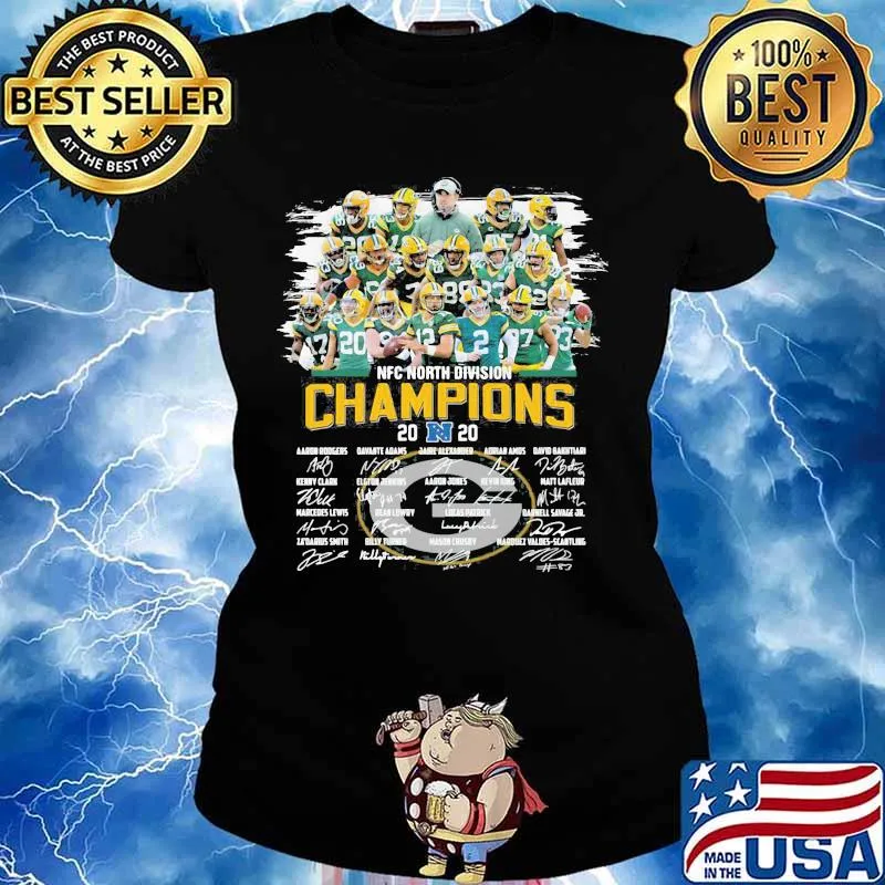 Nfc North Division Champions Signature Shirt Ladies tee