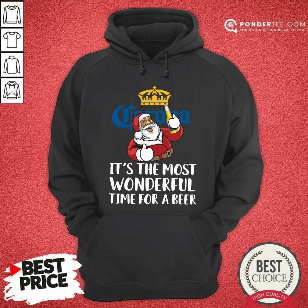 Nice Corona Extra Its The Most Wonderful Time For A Beer Shirt - Image 5