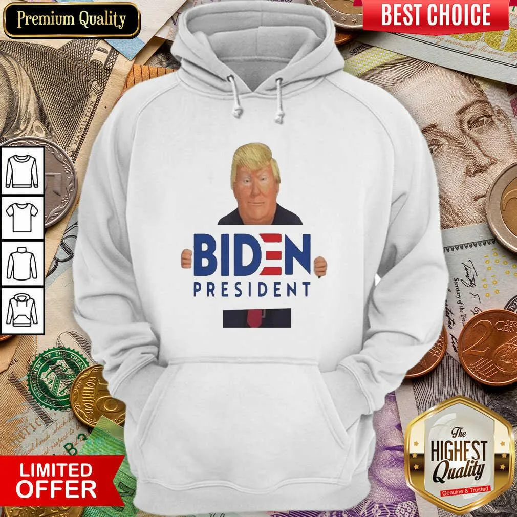 Nice Donald Trump Hug Biden President Shirt - Image 4