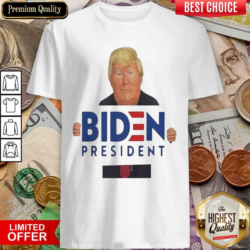 Nice Donald Trump Hug Biden President Shirt