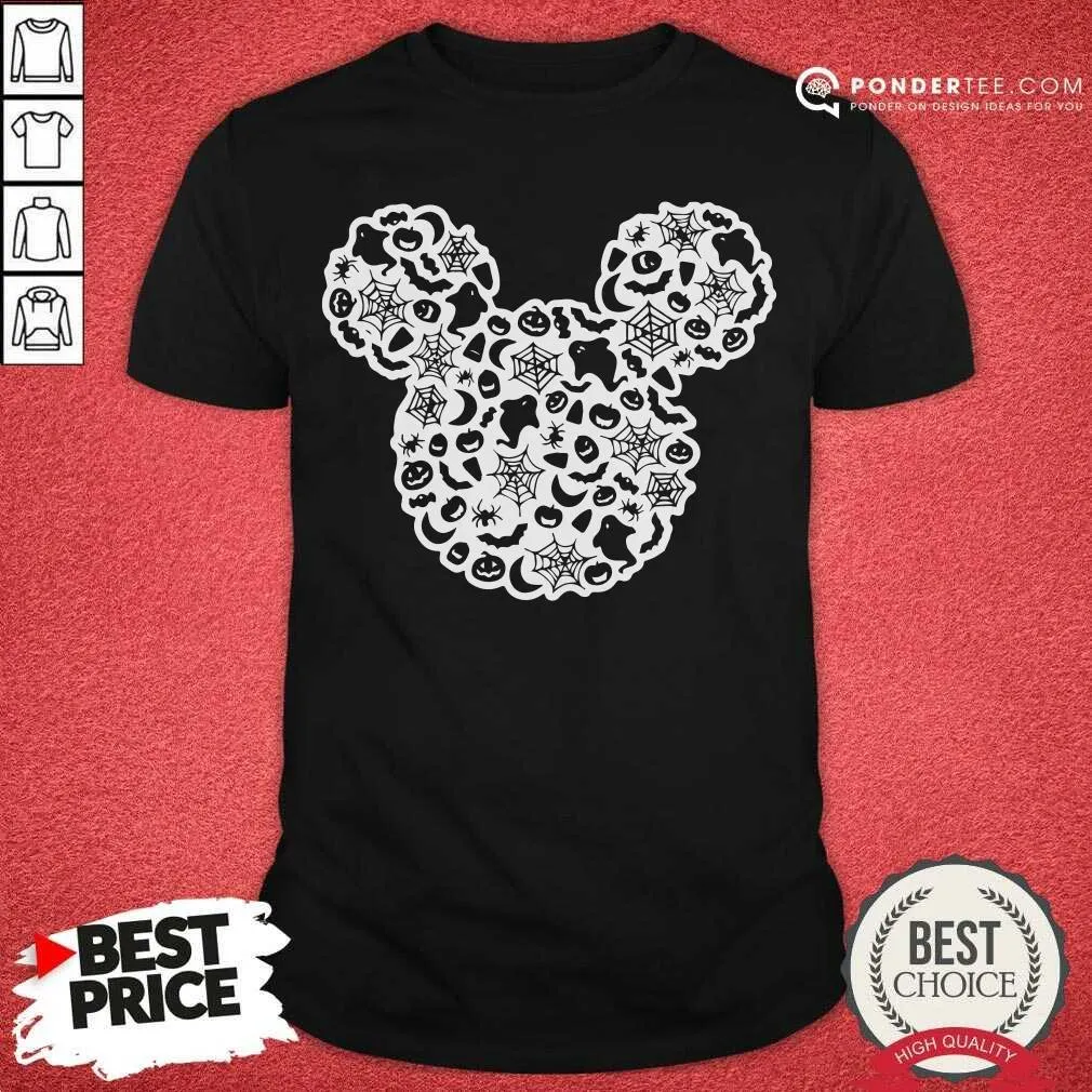 Nice Mickey Mouse Halloween Ghost Pumpkin Shirt