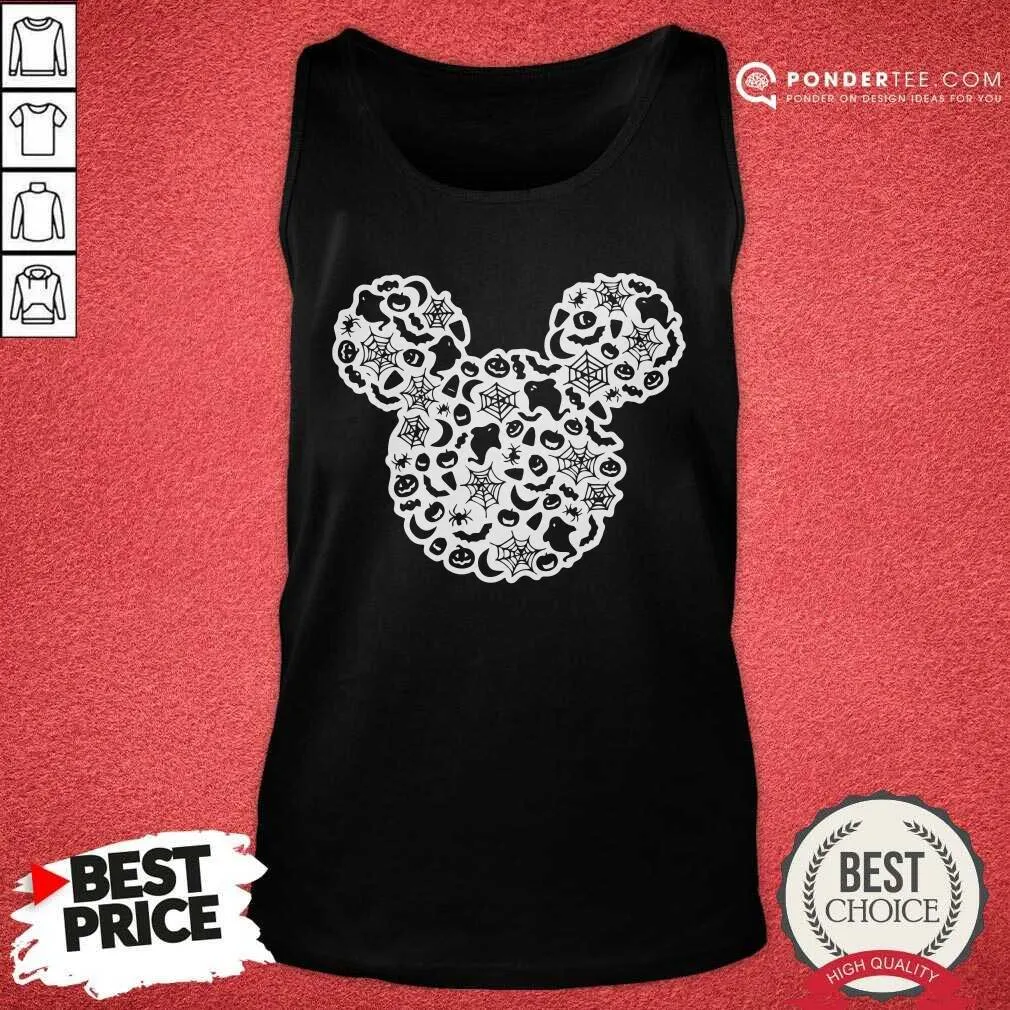 Nice Mickey Mouse Halloween Ghost Pumpkin Shirt - Image 2