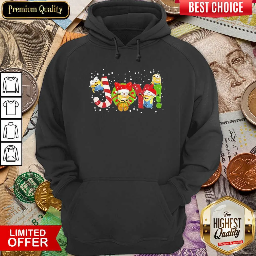 Nice Minions Joy Christmas Shirt - Image 4