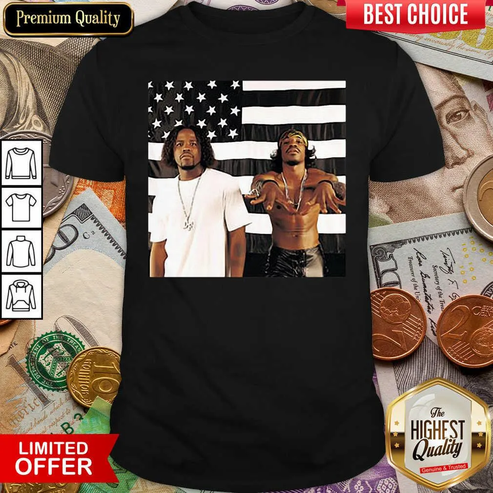 Nice Outkasts Stankonia American Flag Shirt