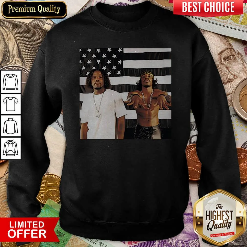 Nice Outkasts Stankonia American Flag Shirt - Image 3