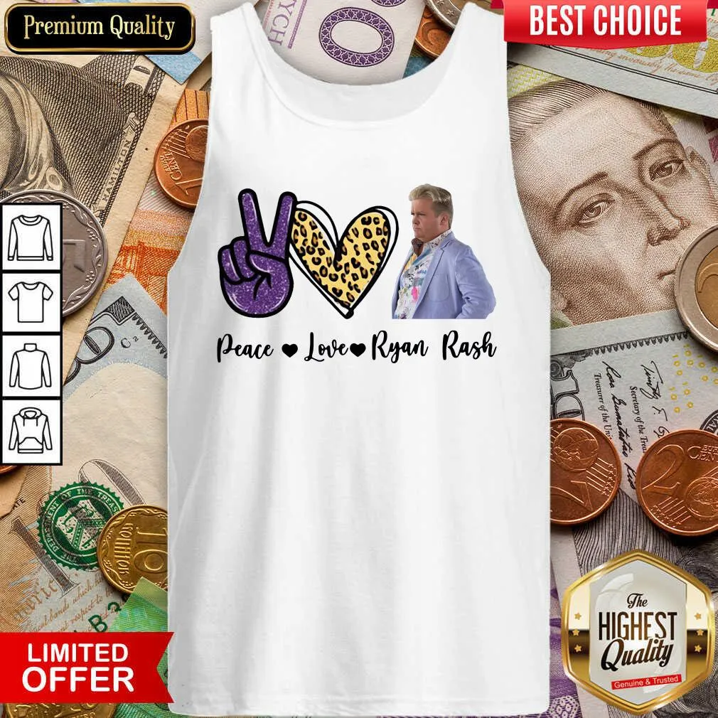 Nice Peace Love Ryan Rash Tee Shirt - Image 2