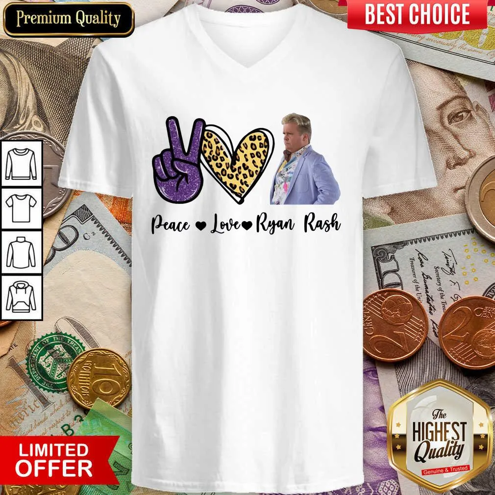 Nice Peace Love Ryan Rash Tee Shirt - Image 3