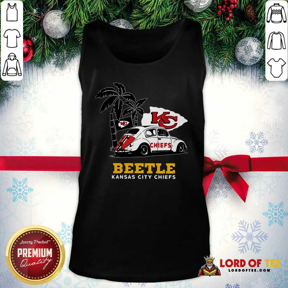 Nice Volkswagen Beetle Kansas City Chiefs Shirt - Image 4