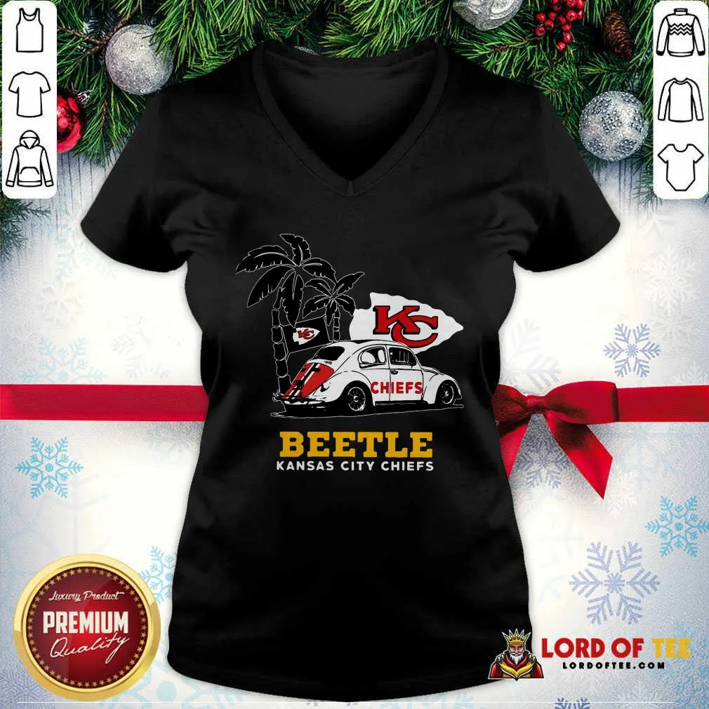 Nice Volkswagen Beetle Kansas City Chiefs Shirt - Image 5