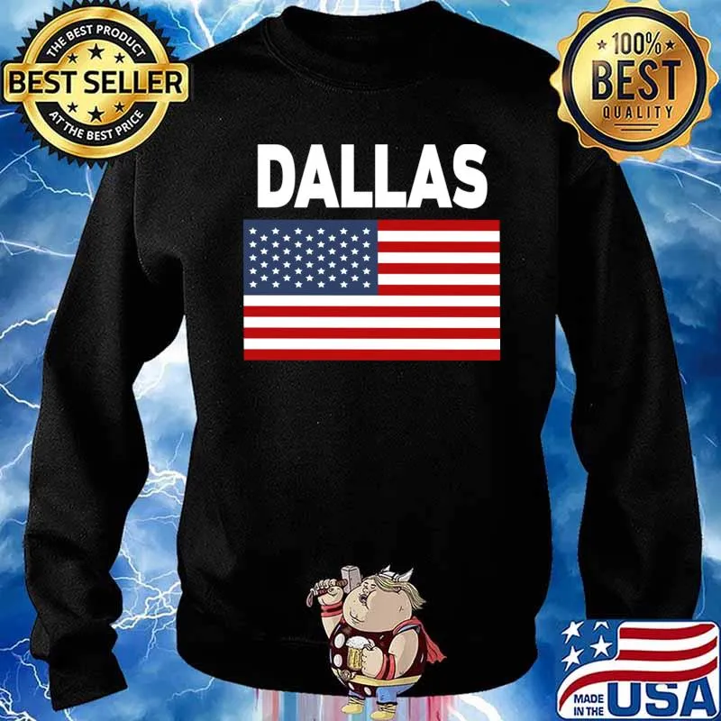 Official America Flag Basic Dallas Shirt Sweater