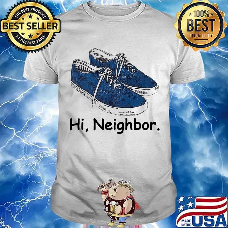 Official Hi Neighbor Shoe Blue Shirt