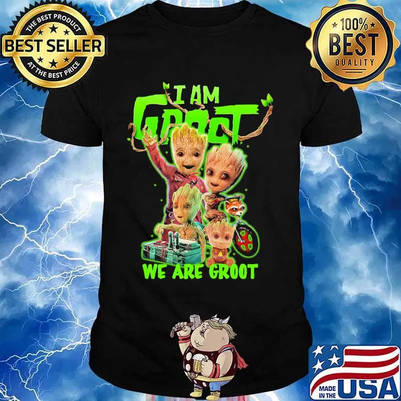 Official I Am Groot We Are Groot Shirt