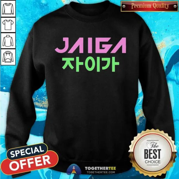 Official Jaiga Merch Jaiga Korean Themed With Globe Shirt - Image 4