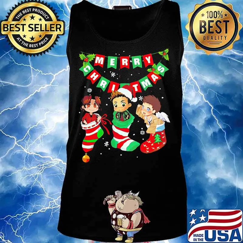 Official Merry Christmas Supernatural s Tank top