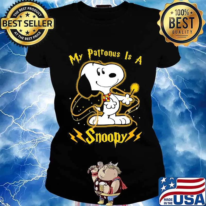 Official My Patronus Is A Snoopy Shirt Ladies tee